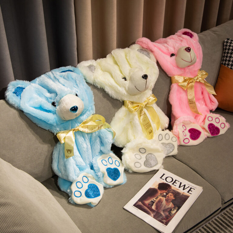 Cute Small Teddy Bear Plush Shell – Unstuffed Toy Skin for DIY and Manufacturers