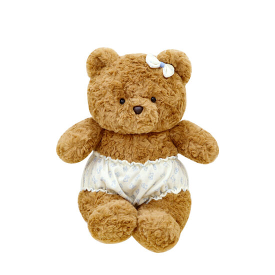 Soft and cuddly teddy bear plush toy pillow, perfect gift for girls and children

