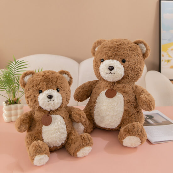 Cute hugging teddy bear plush toy for kids’ birthday gift