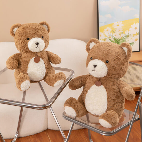 Cute hugging teddy bear plush toy for kids’ birthday gift