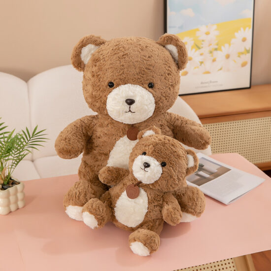 Cute hugging teddy bear plush toy for kids’ birthday gift