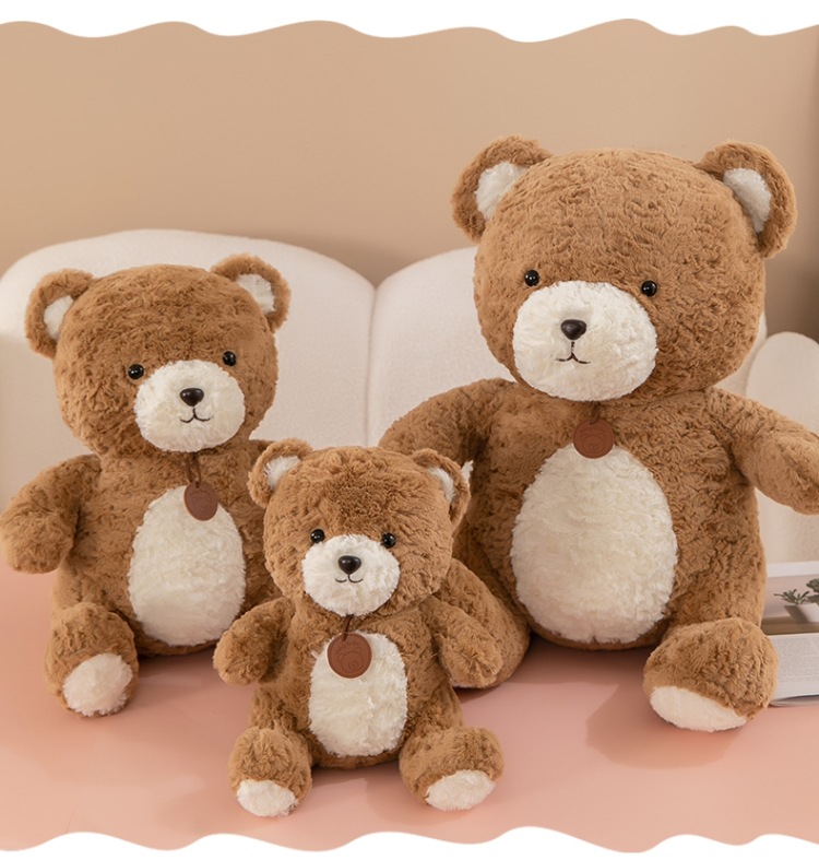 Cute hugging teddy bear plush toy for kids’ birthday gift