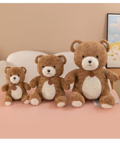 Cute hugging teddy bear plush toy for kids’ birthday gift
