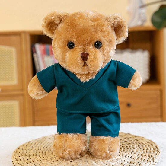 Doctor Nurse Teddy Bear Plush Toy – Customizable with Logo, Perfect for Healthcare Gifts and Promotions