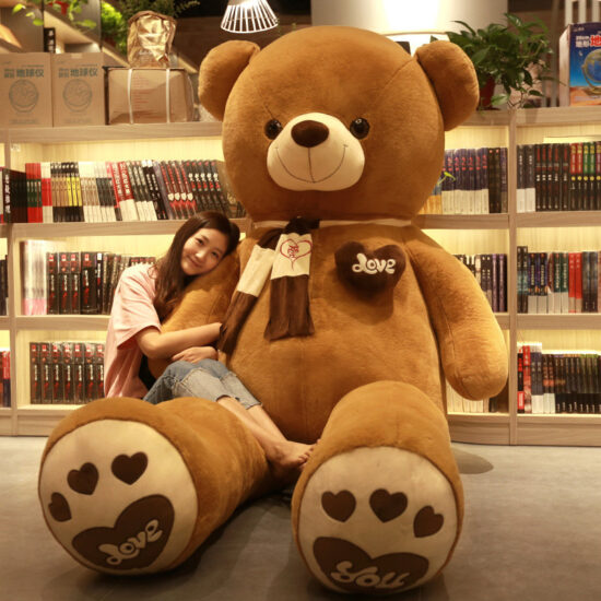 Giant Panda Teddy Bear Plush Toy – Oversized Washable Stuffed Animal for Birthday Gift

