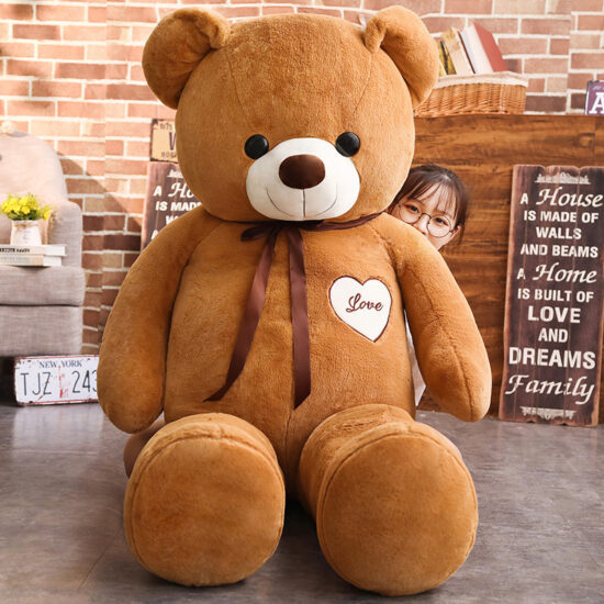 Giant Panda Teddy Bear Plush Toy – Oversized Washable Stuffed Animal for Birthday Gift

