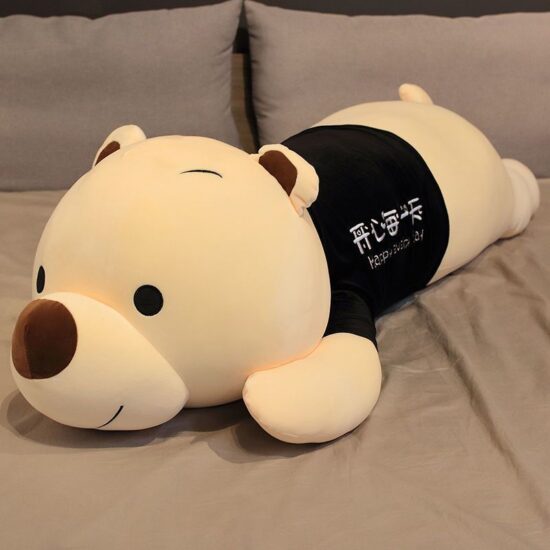 Giant Teddy Bear Plush Toy – Large Hugging Bear Pillow for Girls’ Bedroom