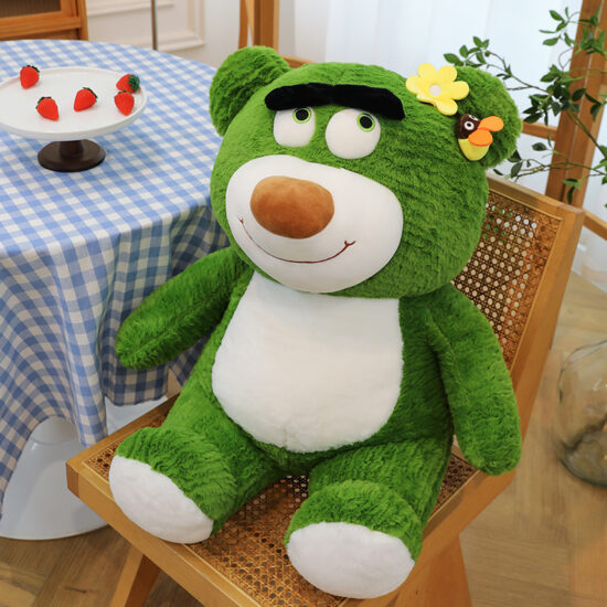  Glow Teddy Bear Plush Toy – Light-Up Firefly Nose Bear for Kids’ Gifts