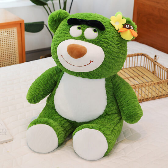  Glow Teddy Bear Plush Toy – Light-Up Firefly Nose Bear for Kids’ Gifts