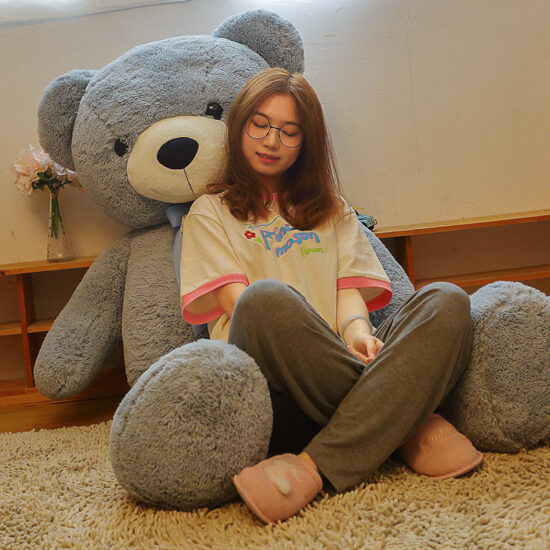 Jumbo Teddy Bear Plush Toy – Giant Hug Bear Panda Doll for Kids and Birthday Gifts