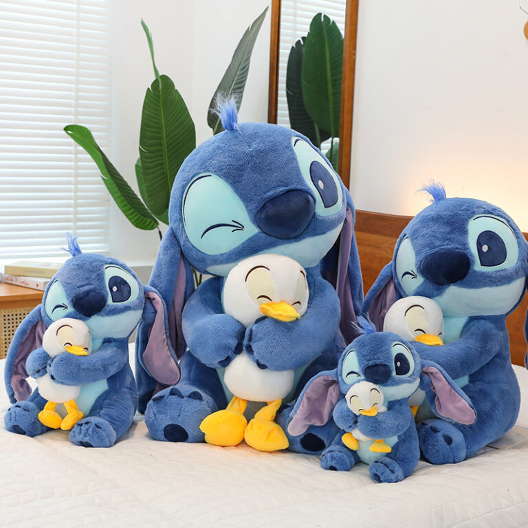 Cute hugging Stitch plush toy – large anime-style gift doll