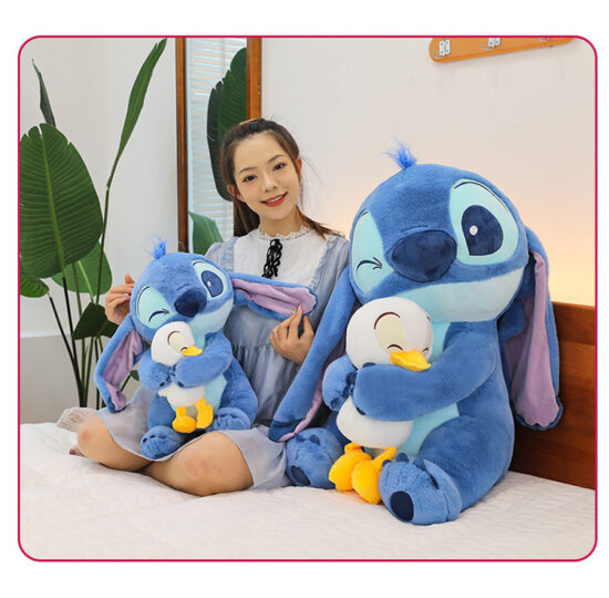  Cute hugging Stitch plush toy – large anime-style gift doll