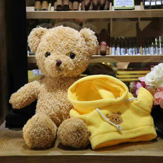 Cute Korean INS-style Teddy Bear Plush Toy with Sweater - Perfect Gift for Girls

