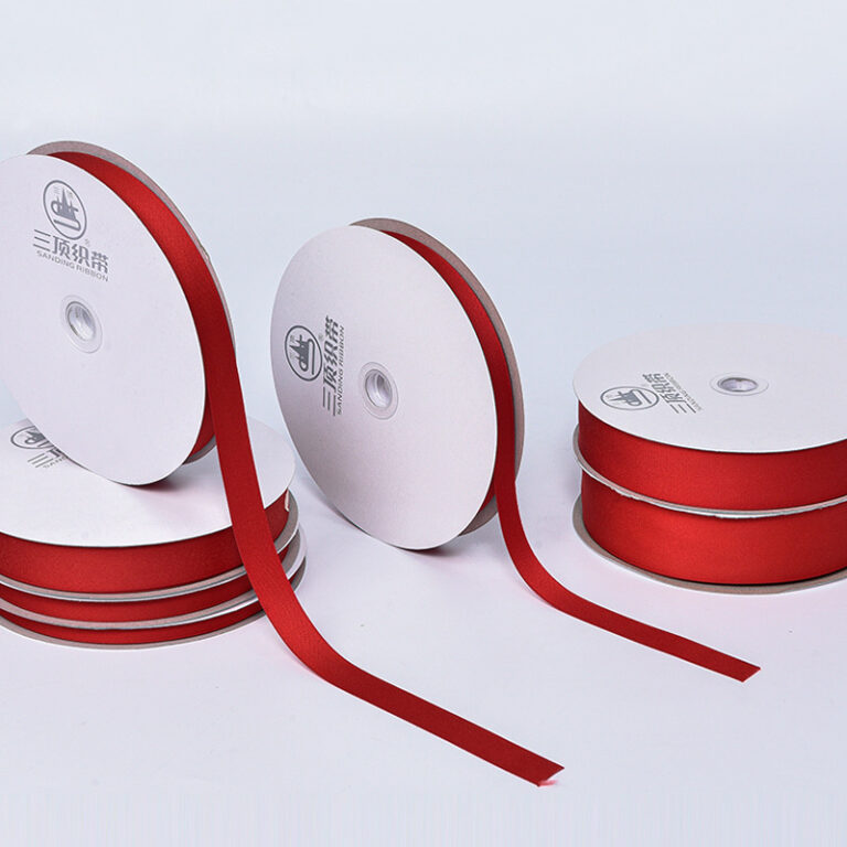 Korean matte cotton-polyester ribbon for DIY bows and gift wrapping