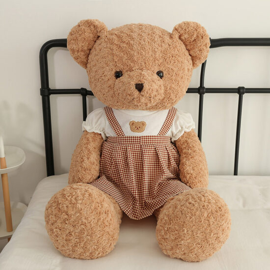 Large Soft Teddy Bear Plush Toy – Hugging Pillow for Girls and Bed Decor