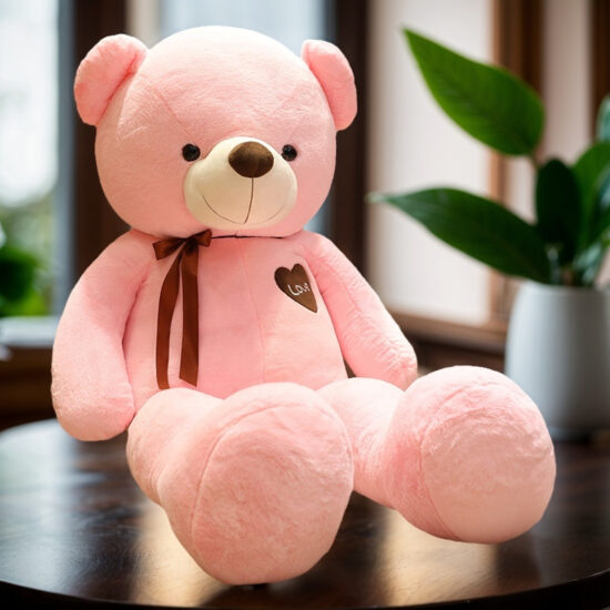 Large Plush Hugging Teddy Bear – Giant Stuffed Bear Doll Birthday Gift for Girls