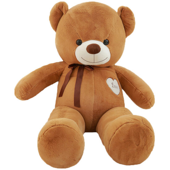 Large Plush Hugging Teddy Bear – Giant Stuffed Bear Doll Birthday Gift for Girls