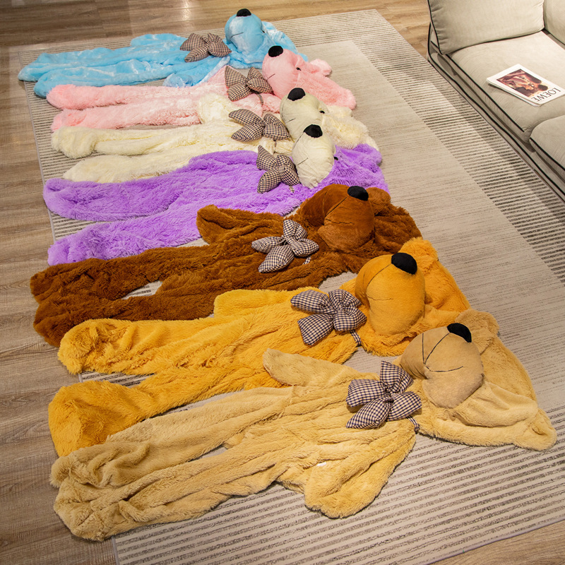 Large Teddy Bear Plush Shell – Semi-Finished Unstuffed Toy Skin for Stuffed Animal Manufacturing