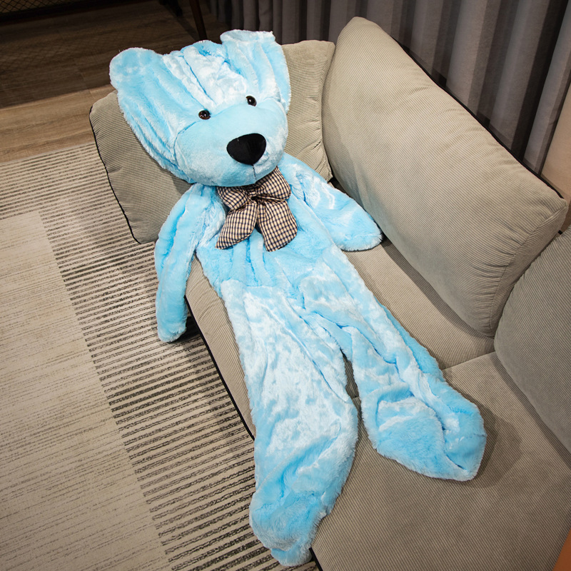 Large Teddy Bear Plush Shell – Semi-Finished Unstuffed Toy Skin for Stuffed Animal Manufacturing