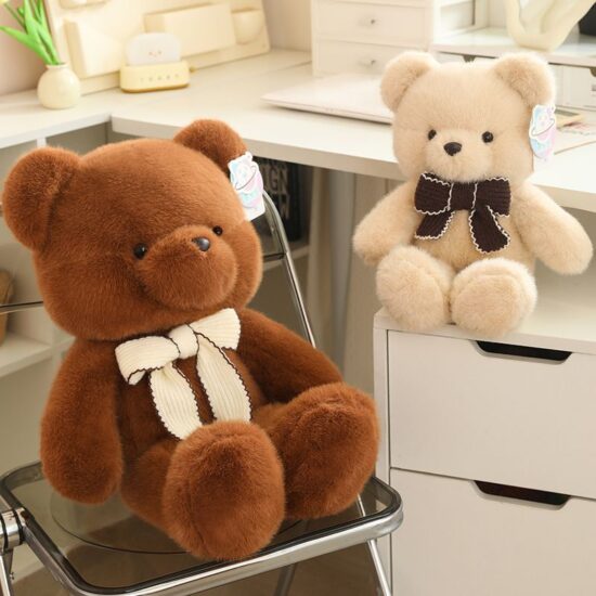 Large Teddy Bear Warrior Plush Toy – Soft Stuffed Doll Gift for Girls and Sleep