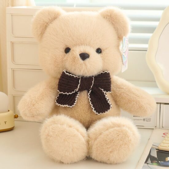 Large Teddy Bear Warrior Plush Toy – Soft Stuffed Doll Gift for Girls and Sleep