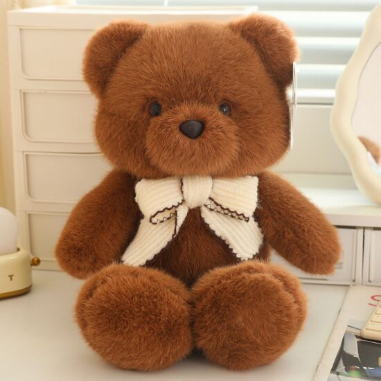 Large Teddy Bear Warrior Plush Toy – Soft Stuffed Doll Gift for Girls and Sleep