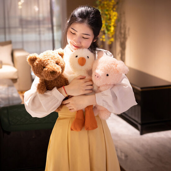 Little Series Curly Plush Animal Dolls – Mini Stuffed Toys for Kids and Claw Machines