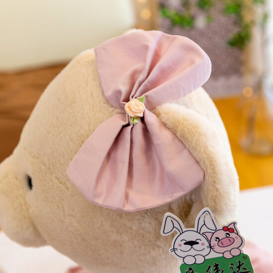 Medium-Sized Romantic Teddy Bear Plush for Couples – Wedding or Birthday Gift

