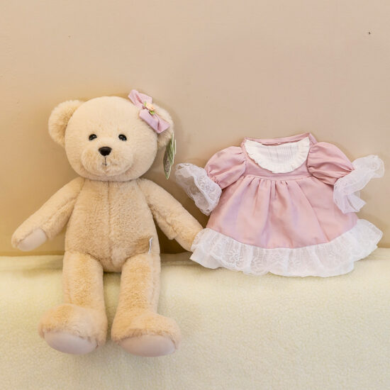Medium-Sized Romantic Teddy Bear Plush for Couples – Wedding or Birthday Gift