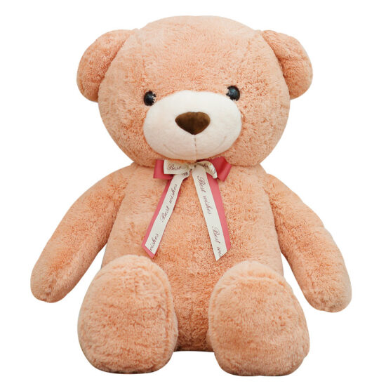  Milan Big Teddy Bear Plush Toy – Cute Ribbon Bear for Romantic Gifts & Weddings