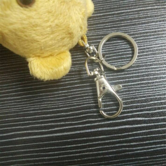 Mini McDonald’s Outfit Teddy Bear Keychain – Plush Toy Bag Charm with Custom Logo Option

