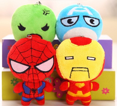 Mini Plush Toy Keychain Charm for Bags, Phones, and Gifts