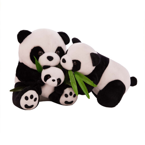 Mini Panda Plush Toy Keychain – Realistic Stuffed Animal for Gifts and Kids