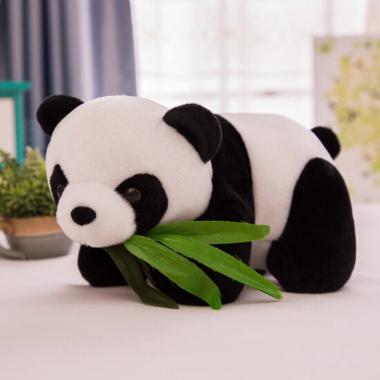 Mini Panda Plush Toy Keychain – Realistic Stuffed Animal for Gifts and Kids