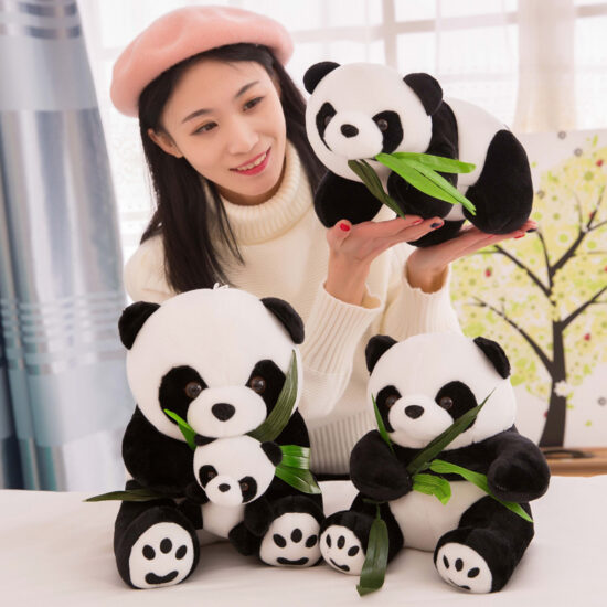 Mini Panda Plush Toy Keychain – Realistic Stuffed Animal for Gifts and KidsMini Panda Plush Toy Keychain – Realistic Stuffed Animal for Gifts and Kids
