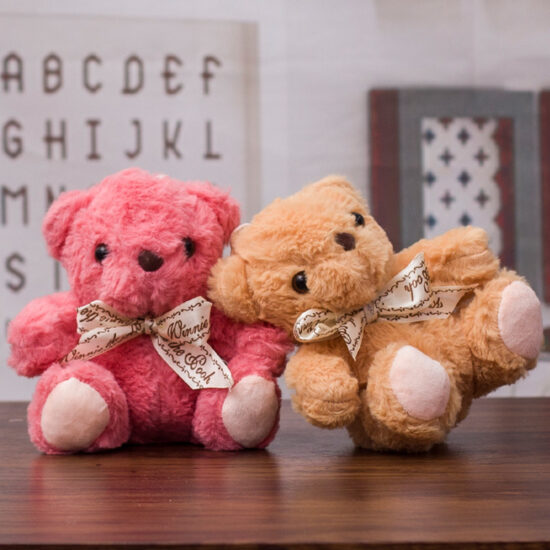 Mini Teddy Bear Plush Toys for Claw Machines and Vending Prizes