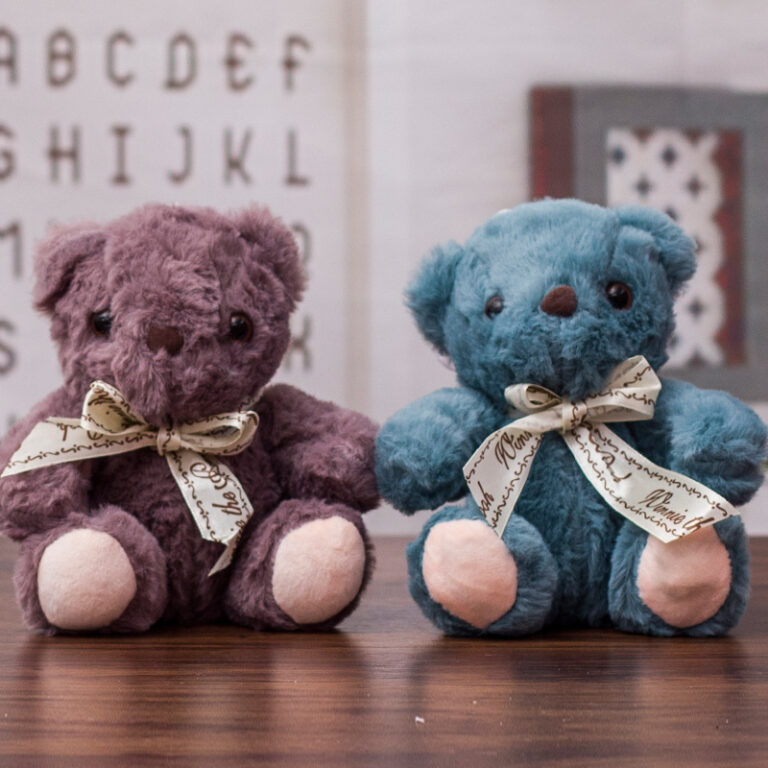 Mini Teddy Bear Plush Toys for Claw Machines and Vending Prizes