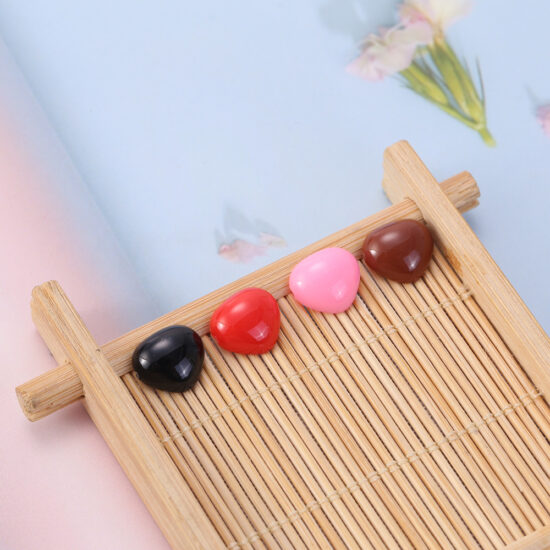 Multi-color Teddy Bear Nose and Eye DIY Accessories – Flat Back Toy Parts