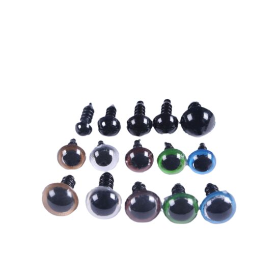 Multi-size and Color Flat Back Nose and Eye Accessories for Plush Toys and Teddy Bears