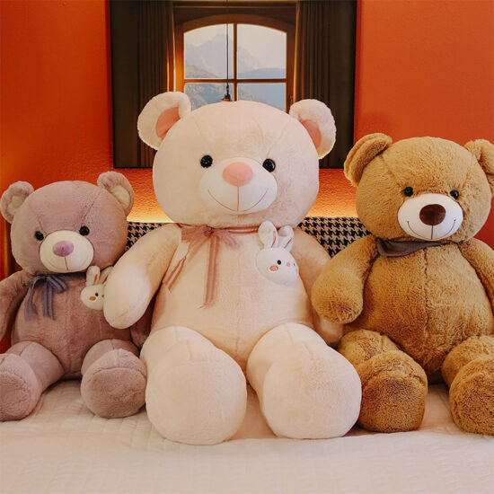 Giant teddy bear plush hugging doll – perfect birthday gift stuffed animal for girlfriend and kids.