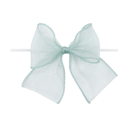 Handmade fishtail organza mesh ribbon bows for gift packaging and favors