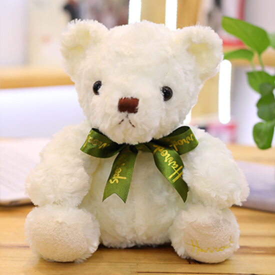 Soft Plush Teddy Bear Toy with Scarf for Gifts and Events