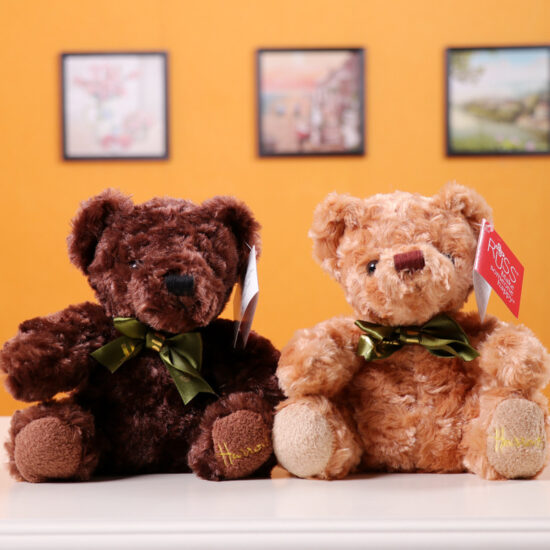Soft Plush Teddy Bear Toy with Scarf for Gifts and Events