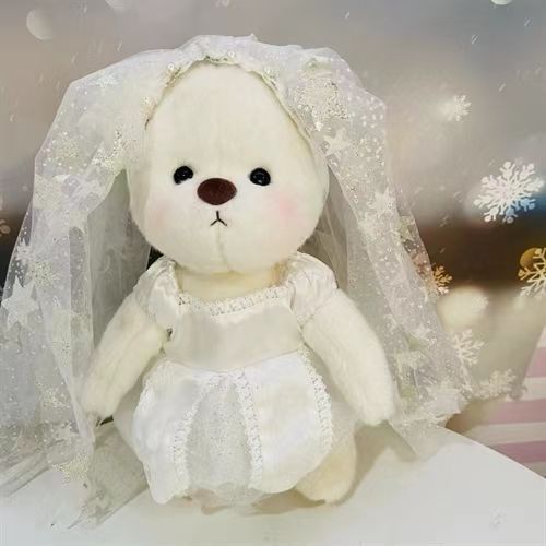 Mini Jointed Teddy Bear Doll with Changeable Clothes