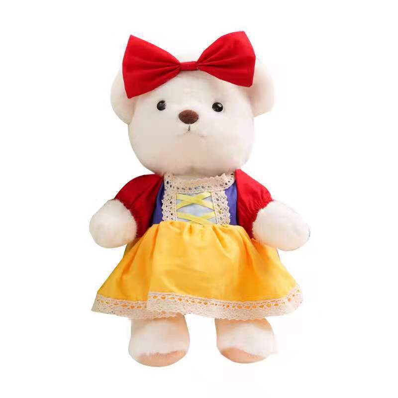 Mini Jointed Teddy Bear Doll with Changeable Clothes