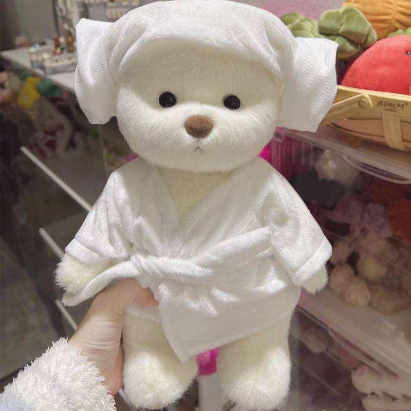 Mini Jointed Teddy Bear Doll with Changeable Clothes