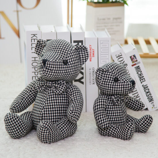 Small Teddy Bear Plush Doll – Soft Cuddly Toy for Girls’ Birthday or Kids’ Gift