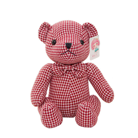 Small Teddy Bear Plush Doll – Soft Cuddly Toy for Girls’ Birthday or Kids’ Gift