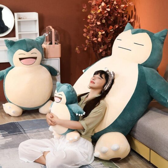Snorlax Plush Toy Shell – Unstuffed Doll Skin for DIY and Wholesale Production