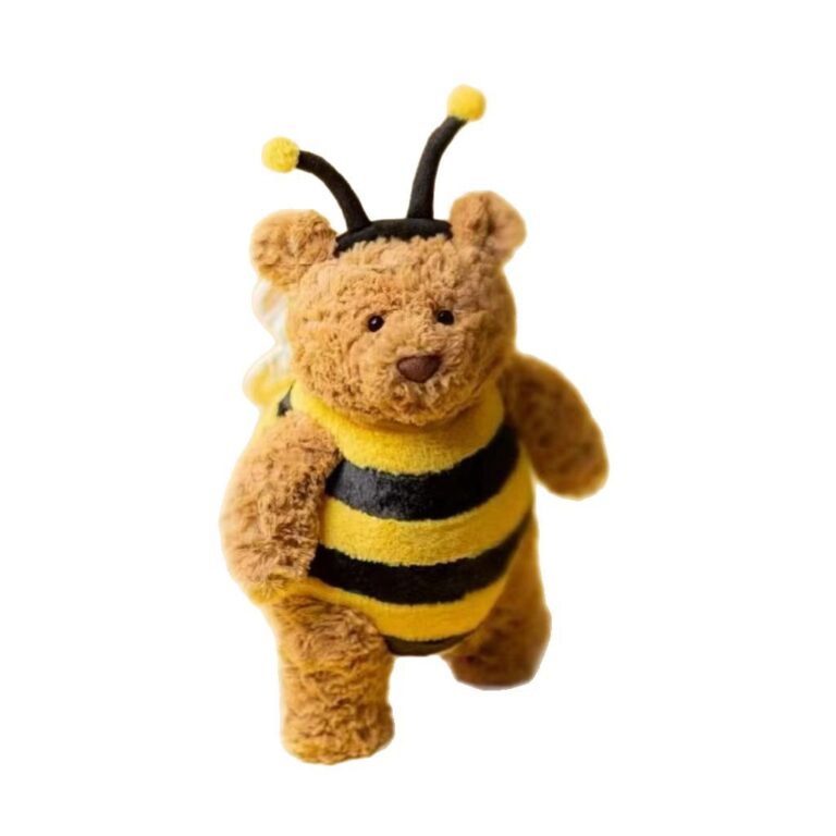 Cute Teddy Bear Plush in Bee Costume for Kids and Gifts